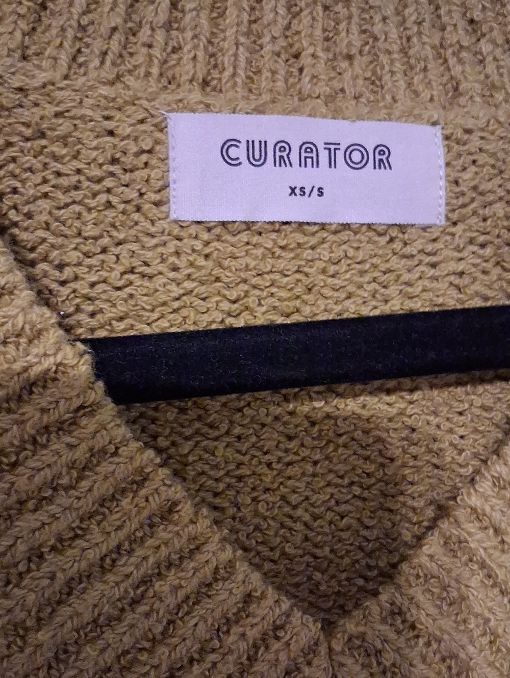 NWOT Curator SF Vera Sweatee Chartreuse XS/S Cotton Top - Picture 6 of 7